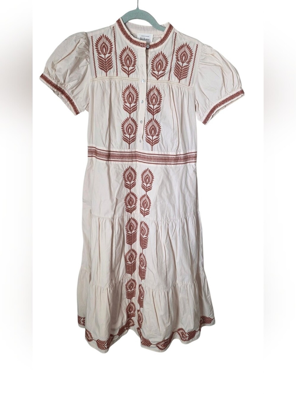 Bohme Aztec Midi Dress Small